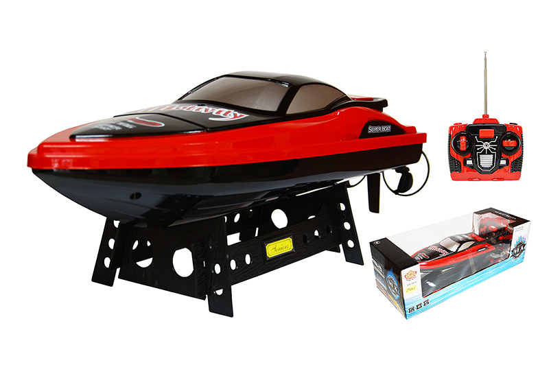Радиоуправляемый катер MXRacing Boat (красный)