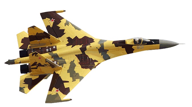 Модель самолета FreeWing Su-35 Flanker-E PNP (пустынный камуфляж)