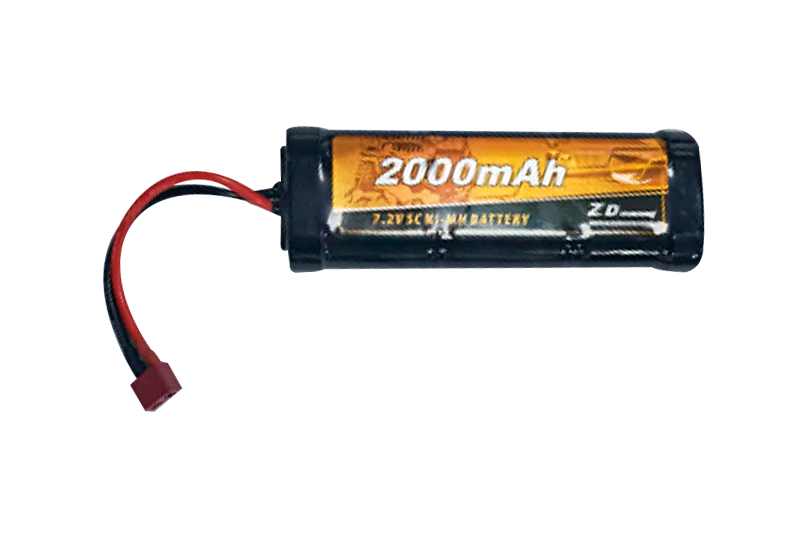 ZD Racing 7.2V 2000mAh Ni-MA Battery for 1/10 RC Car 