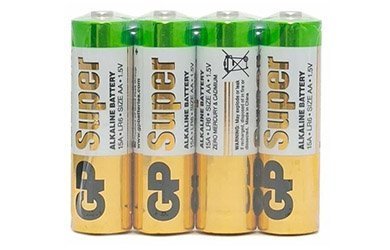 Батарейки AA GP (4 штуки)