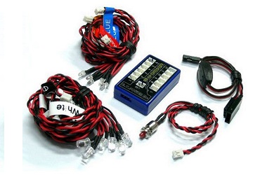Комплект освещения G.T.Power L12, 4 mode (12 светодиодов, 4 режима) с блоком управления