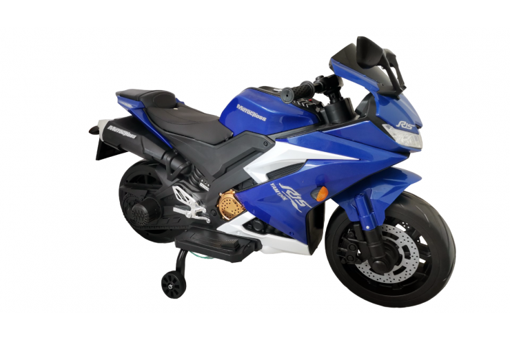 Детский электромотоцикл Yamaha R15 (до семи лет) Синий