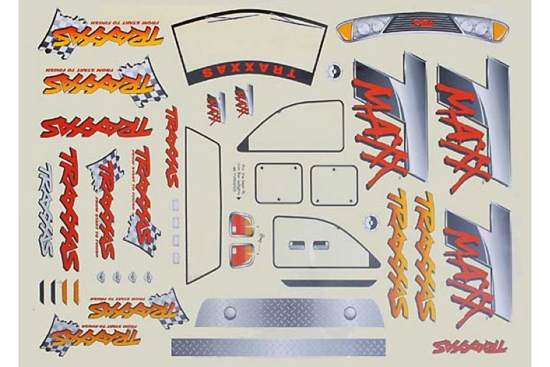 Decal sheet, T-Maxx (use with 4911X body)