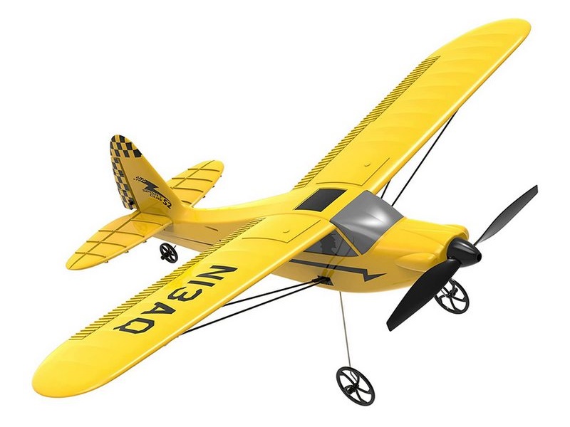 Радиоуправляемый самолет Volantex RC Sport Cub 400мм (желтый) 2.4G 3ch LiPo RTF with Gyro
