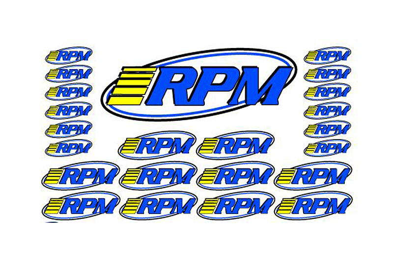 наклейки RPM Pro Logo Decal Sheets