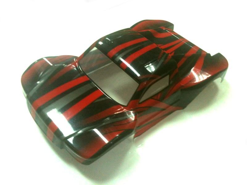 Кузов шорт-корса красного цвета для моделей Himoto E10SC, E10SCL