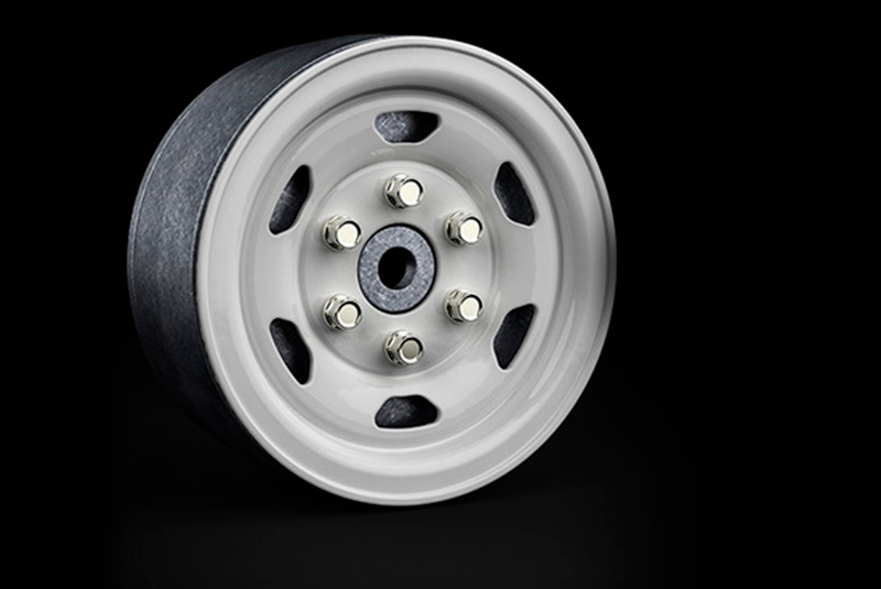 Диск Gmade SR05 1.9inch beadlock wheels (Gloss white) (2)