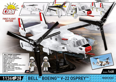 Конструктор COBI-5835 Bell-Boeing V-22 Osprey First Flight Edition / 1136 дет.