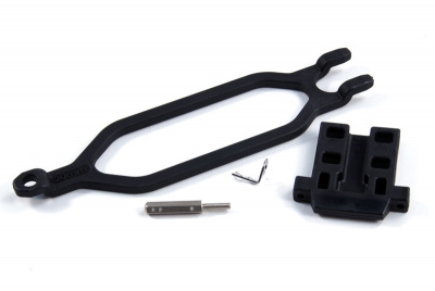 Hold down, battery/ hold down retainer/ battery post/ angled body clip (allows for installation of t