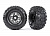 Шины и диски в сборе, проклеенные (черные колеса, двойной профиль (2,8'' наружный, 3,6'' внутренний), шины Sledgehammer ™, пенопластовые вставки) (2) (17 мм шлицевые) (по классу TSM®)