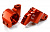 Задние кулаки 2-град (красные) для HPI 1/10 Sprint 2 On-Road