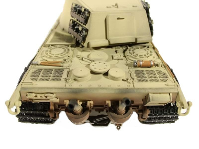 Радиоуправляемый танк Torro King Tiger 1/16, ВВ-пушка, дым, деревянная коробка V3.0 2.4G RTR
