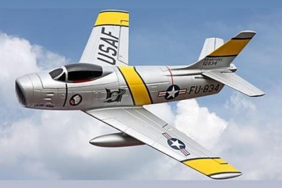 Модель самолета FreeWing F86 KIT (64мм)