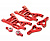 Комплект задних рычагов (красный) HPI Baja 5B, 5B2.0, 5T, 5SC