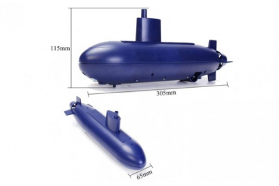 Радиоуправляемая подводная лодка-конструктор Submarine EK-D025