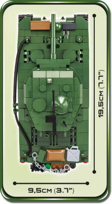 Конструктор COBI SHERMAN M4A3E2 COBI-2550 720 PCS