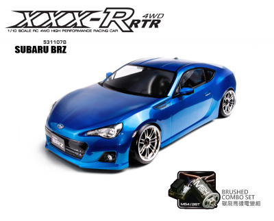 XXX-R RTR 1/10 Scale RC 4WD Racing Car (2.4G) SUBARU BRZ (blue)