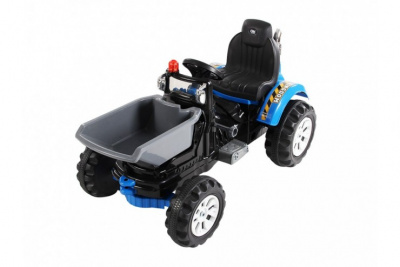 Детский электромобиль трактор на аккумуляторе Синий