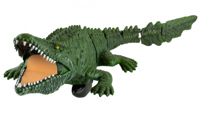 Катер крокодил на пульте управления (Плавает по поверхности)