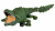 Катер крокодил на пульте управления (Плавает по поверхности)