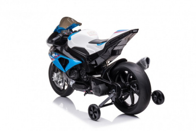 Детский электромобиль мотоцикл BMW Синий