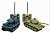 Радиоуправляемый танковый бой Abtoys Т34 и Tiger 1:32