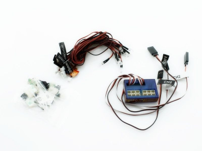 Комплект освещения G.T.Power L12 (12 светодиодов) c контроллером