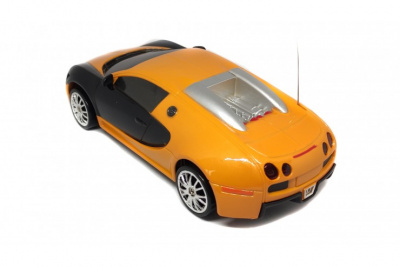 Машинка на дрифте Bugatti Veyron на пульте управления (Полный привод, 17см, 2 комплекта колес) Оранжевая