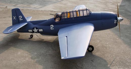 Модель самолета CY TBF-1C 30CC