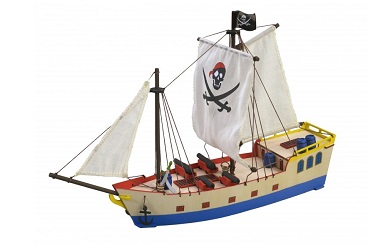 Собранная деревянная модель корабля Artesania Latina Pirate Ship Built