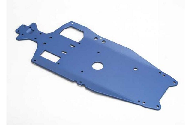 Chassis, 6061-T6 aluminum (3mm) (anodized blue)/ adhesive foam pad (1)