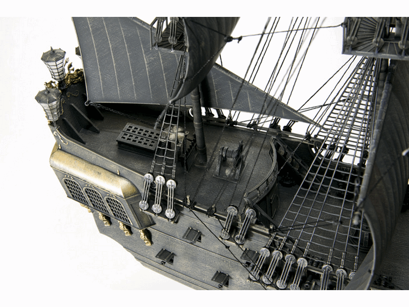 Модель Корабль капитана Джека Воробья Черная Жемчужина. Масштаб 1:350