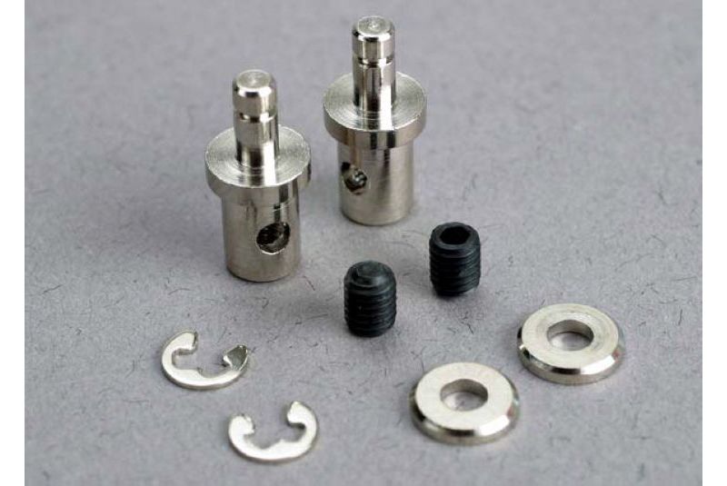 Servo rod connectors (2)/ 3mm set screws