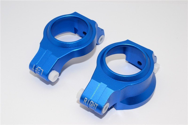 Синий алюминиевый GPM X-Maxx левый и правый роликовые блоки (C-ступицы), 2 шт. TXM019-B