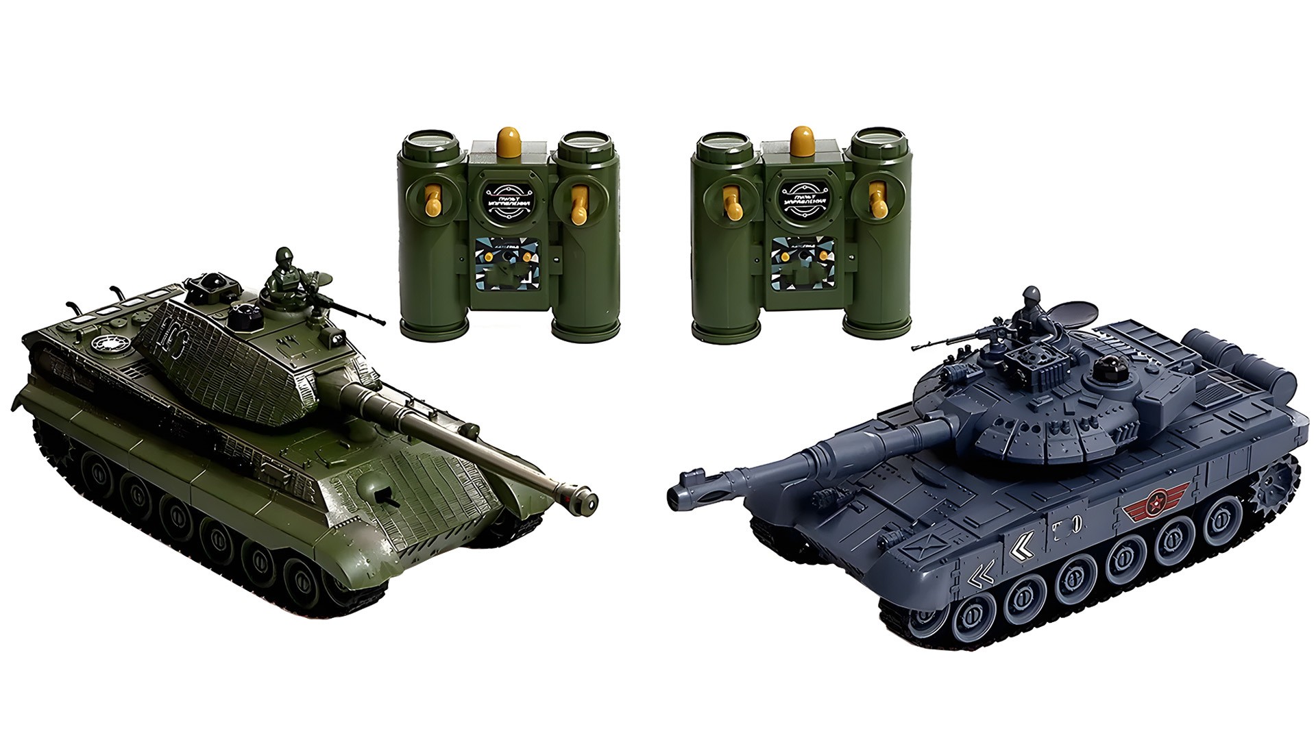 Радиоуправляемый танковый бой (2 танка, 2.4G, 1:28)