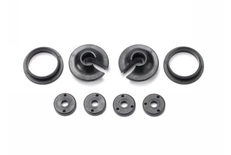 Spring retainers, upper & lower (2)/ piston head set (2-hole (2)/ 3-hole (2))