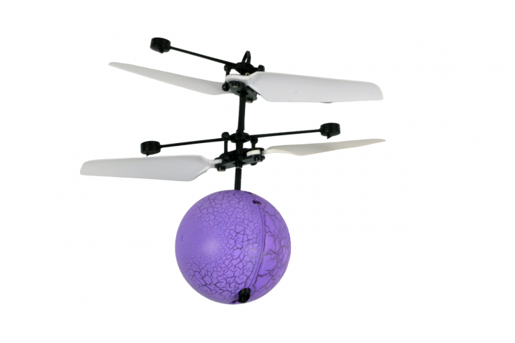 Светящийся летающий шар (с пультом) Фиолетовый