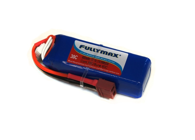 Аккумулятор LiPo Fullymax 11.1V 900мАч 30C