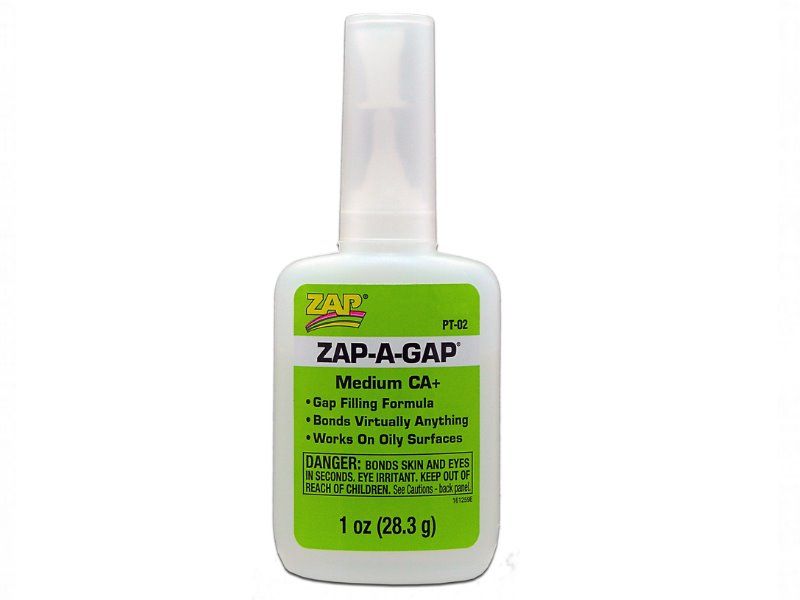 Клей ZAP цианокрилатный PT-02 СА+ средней вязкости, 28.3г