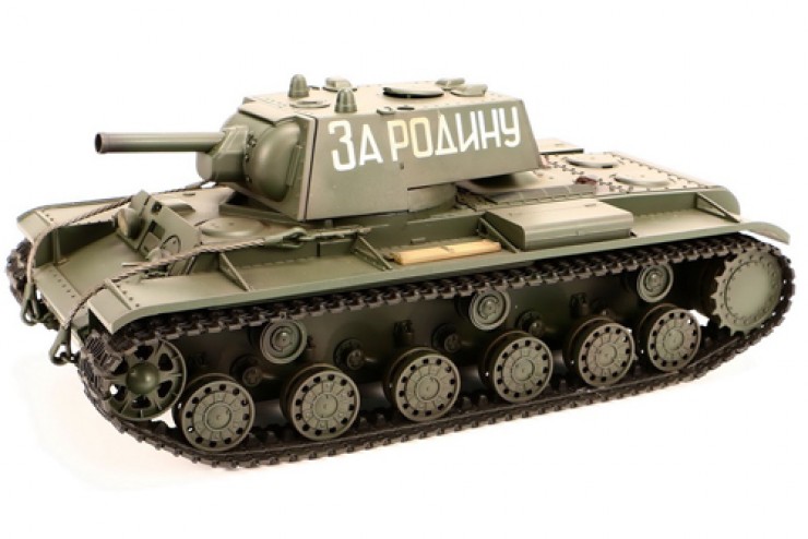 Радиоуправляемый танк СССР KV-1 1:24 с пневматической пушкой