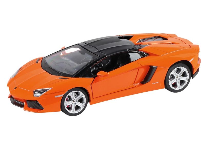 Машина ''АВТОПАНОРАМА'' Lamborghini Aventador Roadster, оранжевый, 1/24, в/к 24,5*12,5*10,5 см