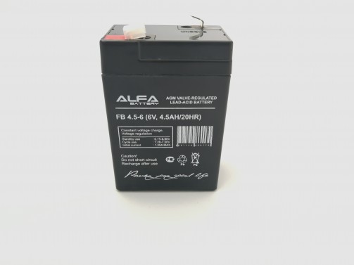 Аккумулятор Alfa Battery 6V 4,5 Ah