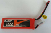 Аккумулятор ONBO 1900mAh 2s1p 7.4V (35C) LiPo T-dean