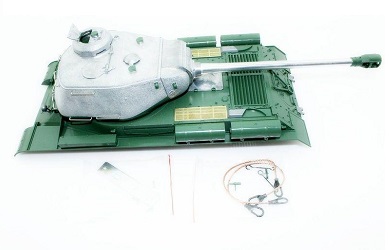 Верхняя часть корпуса Taigen с металлической башней на 360° для танка ИС-2 с ВВ-пушкой (неокрашена)