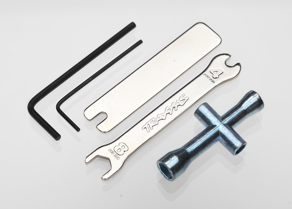 Набор инструментов (1.5mm &2.5mm allens: 4-way lug, 8mm &4mm wrench & U-joint wrenches)
