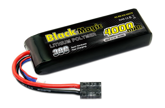 Аккумулятор Black Magic Li-pol 4000mAh, 30c, 3s1p, TRX Plug
