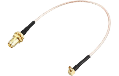 Разъем угловой MMCX TO RP-SMA Female (inner needle)