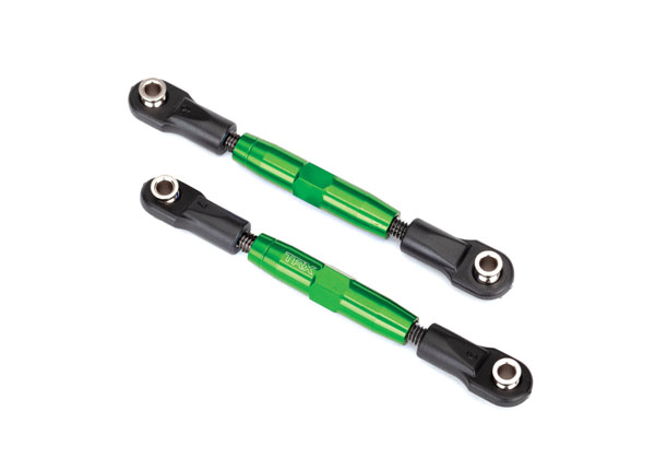 Передние рычаги развала (TUBES, зеленый анодированный, алюминий 7075-T6, более прочный, чем титан) (83 мм) (2) / концы стержней (4) / гаечный ключ из алюминия (1)
