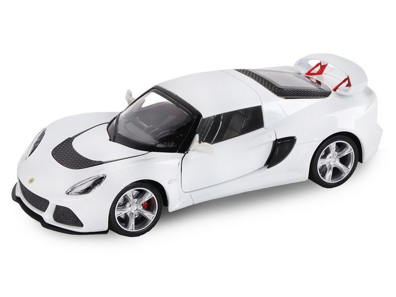Машина ''АВТОПАНОРАМА'' Lotus Exige S, белый, 1/22, свет, звук, в/к 24,5*12,5*10,5 см