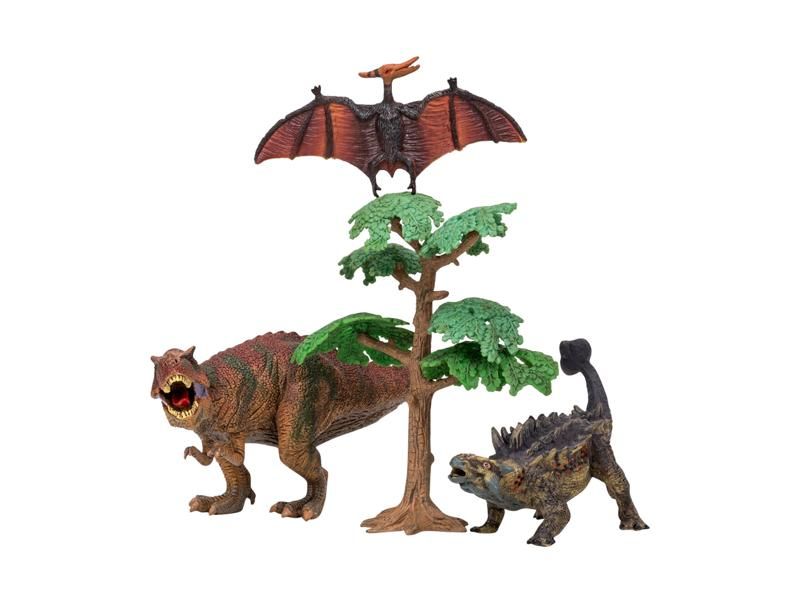 Динозавры MASAI MARA MM206-022 для детей серии Мир динозавров (набор фигурок из 4 пр.)